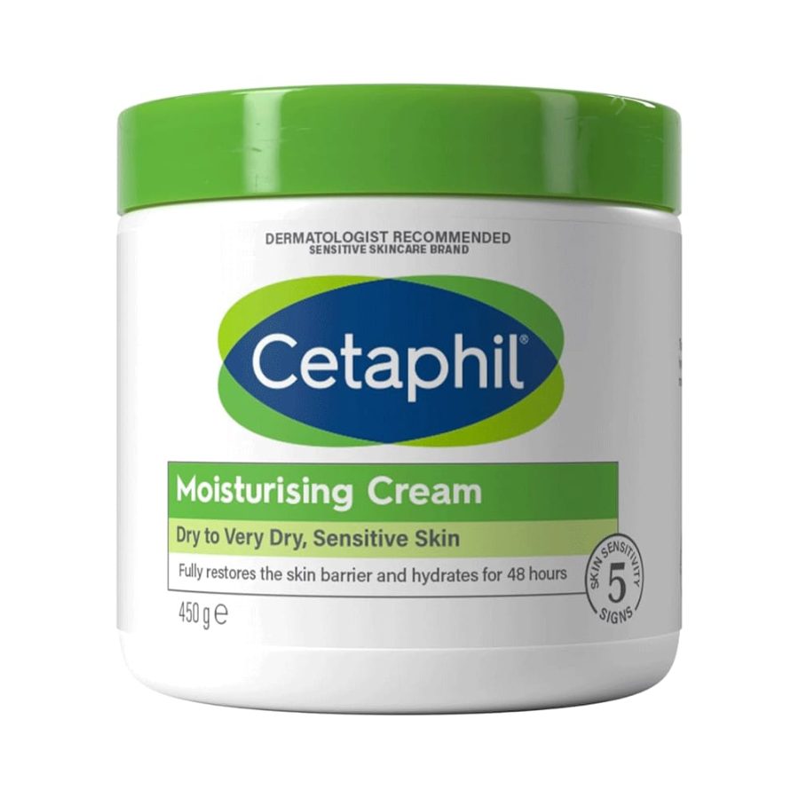 Cetaphil Moisturising Cream 450g – Intensive Hydration for Dry to Very Dry, Sensitive Skin | 48-Hour Moisture