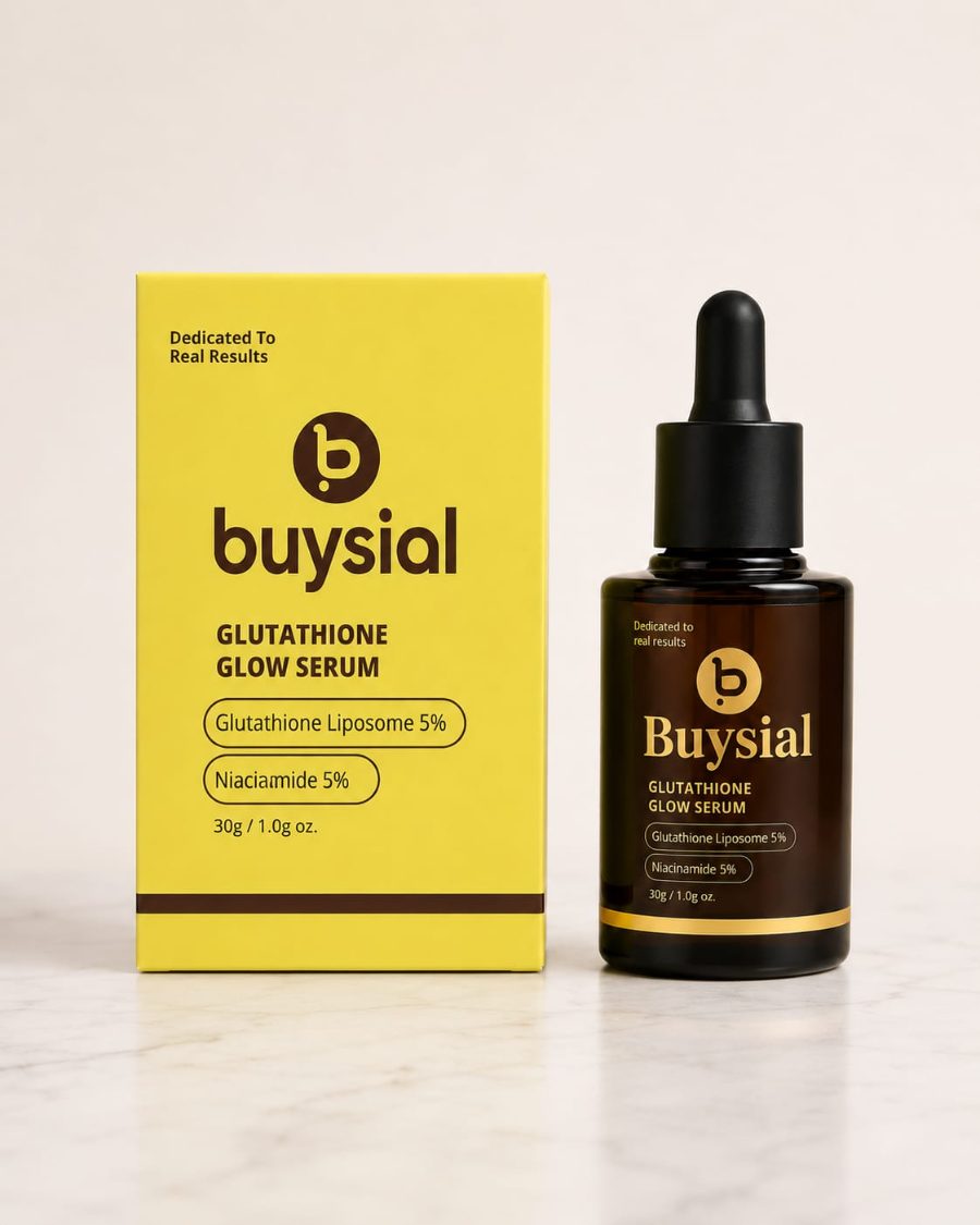 BuySial Glutathione Glow Serum with Niacinamide 5% – Brightening & Hydrating Face Serum, 30g
